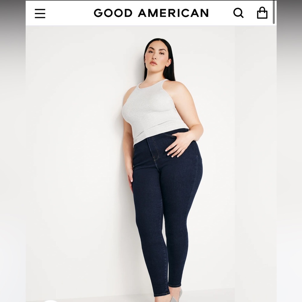 GOOD AMERICAN Always Fits Good Legs Skinny Plus Size 28-32